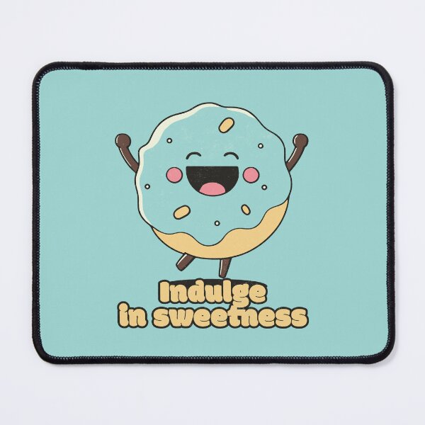 Item preview, Indulge in sweetness - Happy Cute Donut designed and sold by RoboRaphael.