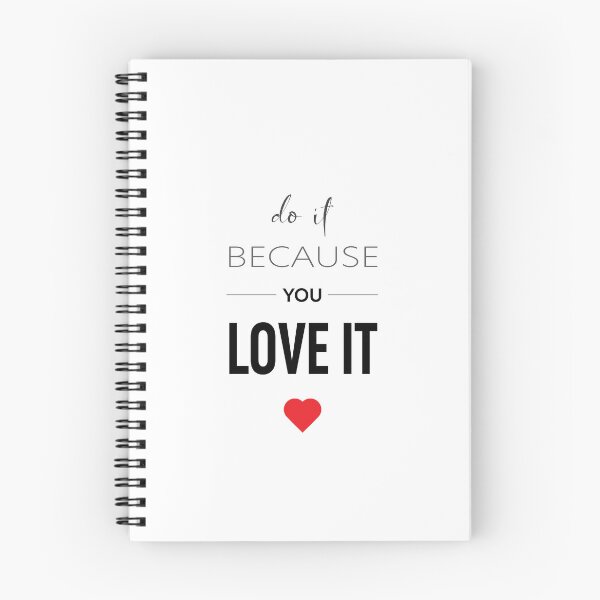 Item preview, Do it because you love it inspirational message artwork designed and sold by expresivedesign.