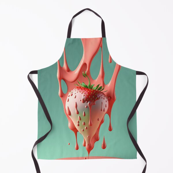 Item preview, A strawberry with a splash of milk on it artwork plastel background 2 designed and sold by jetaiart.