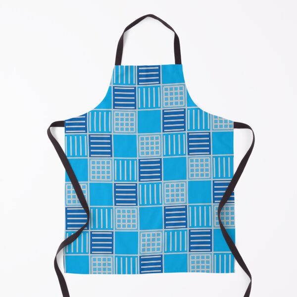 Item preview, Checkered mosaic in blue designed and sold by Vektoria.