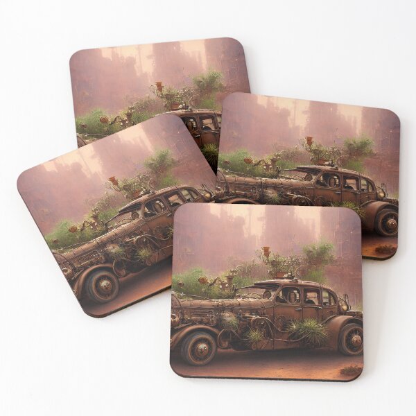 Item preview, Old Steampunk Car Abandoned. designed and sold by michel bazinet.