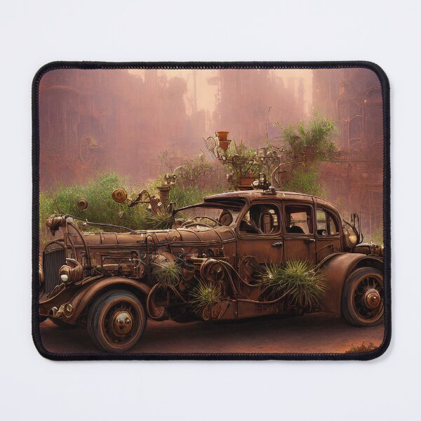 Item preview, Old Steampunk Car Abandoned. designed and sold by michel bazinet.
