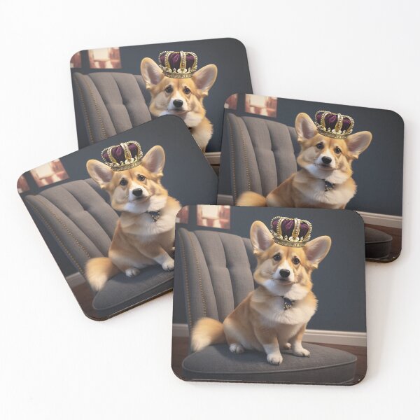 Item preview, Cute corgi with crown designed and sold by Justsweetdesign.
