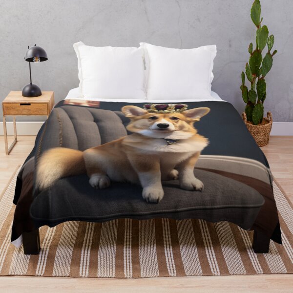 Item preview, Cute corgi with crown designed and sold by Justsweetdesign.