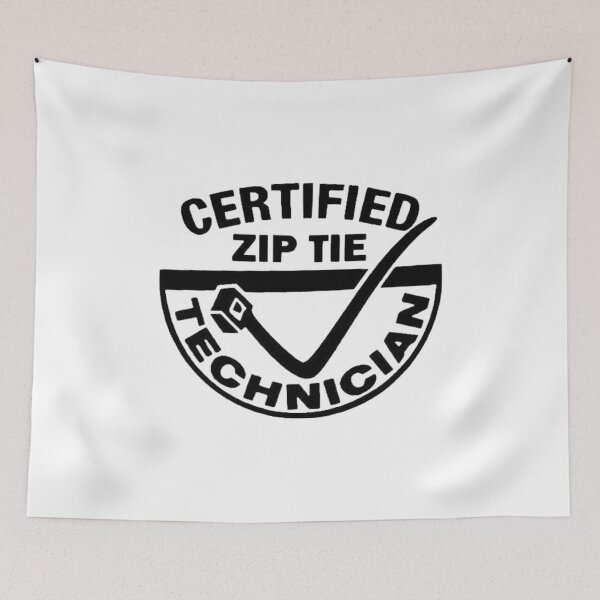 Item preview, Zip Tie Mechanic Certified designed and sold by Sameart ⭐⭐⭐⭐⭐.