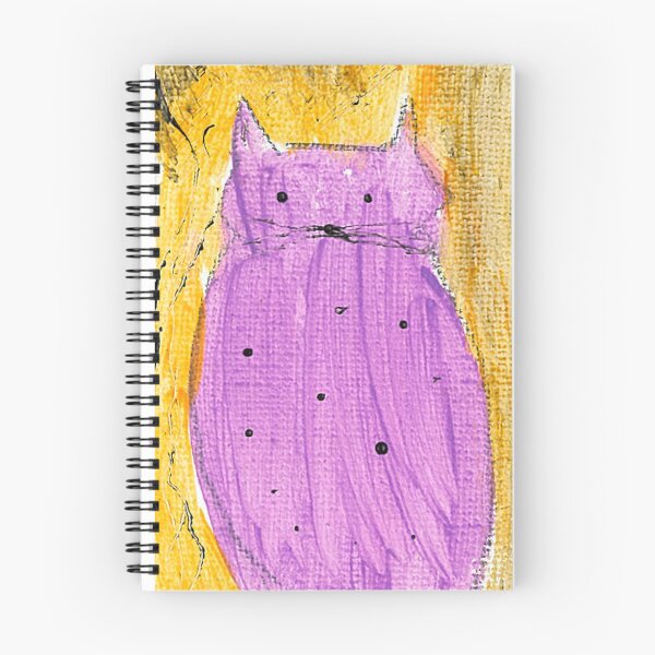 Item preview, ARTACAT - Viloet Cat Painting - Cat Art designed and sold by Judy Latta.