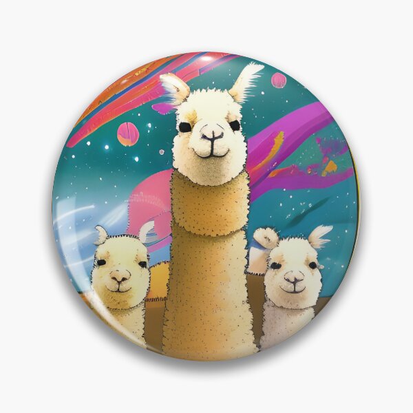 Artikelvorschau, Alpacas in Space entworfen und verkauft von AbstraktTheArt.