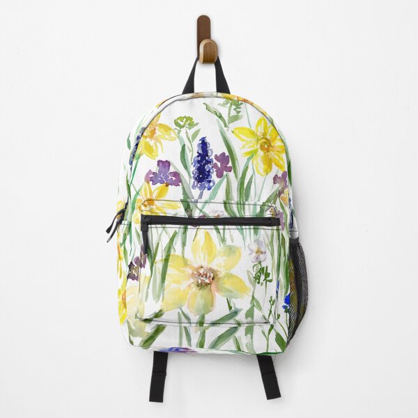Item preview, Spring Daffodil Wild Flowers Field Watercolor designed and sold by TheArtOfNata.