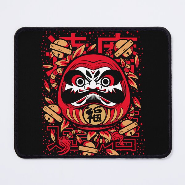 Item preview, Red Kabuki Daruma designed and sold by Oni Kanzen.