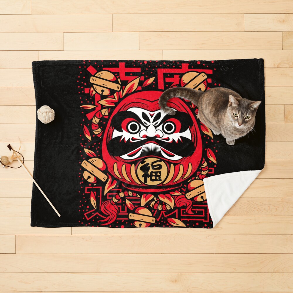 Vista previa del artículo con la obra «Manta para mascotas», diseñado y vendido por NihonJinDesu.