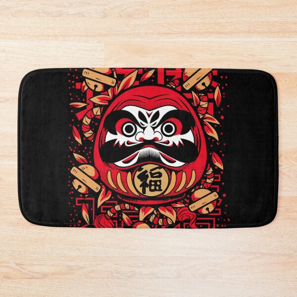 Item preview, Red Kabuki Daruma designed and sold by Oni Kanzen.
