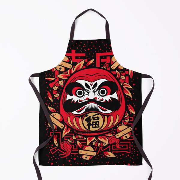 Item preview, Red Kabuki Daruma designed and sold by Oni Kanzen.