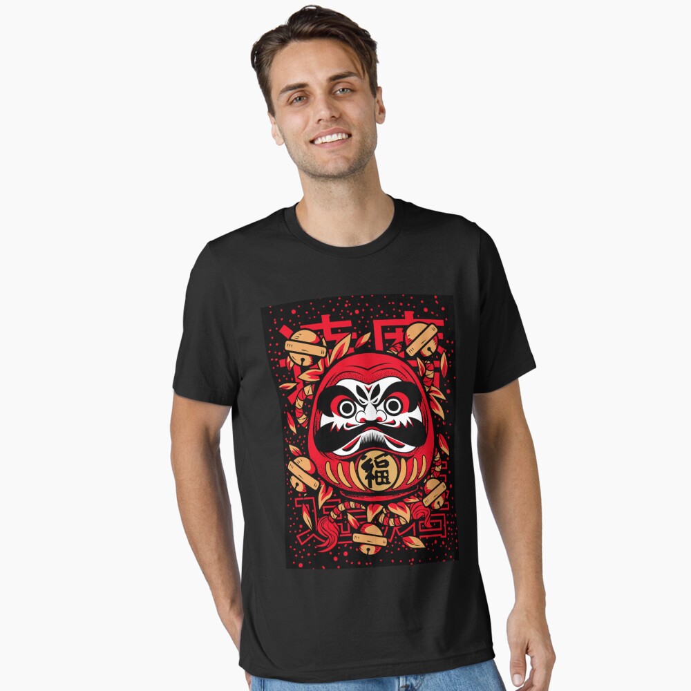 Vista previa del artículo con la obra «Camiseta esencial», diseñado y vendido por NihonJinDesu.
