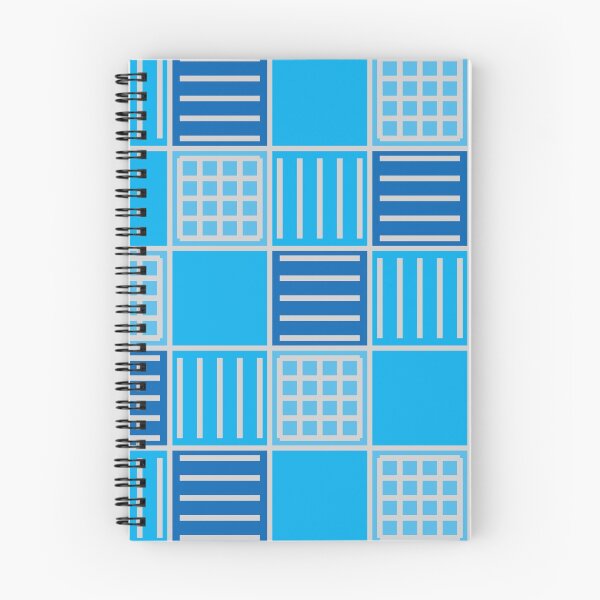 Item preview, Checkered mosaic in blue designed and sold by Vektoria.