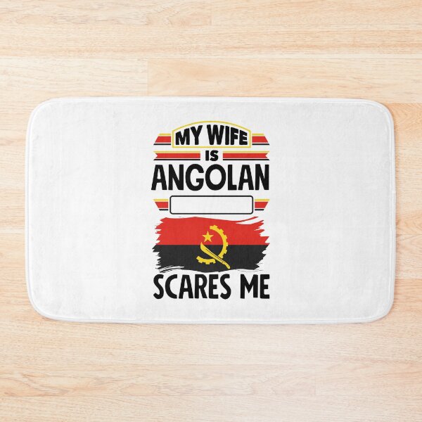 Item preview, Angolan Angola Angolan Flag My Wife Is Angolan Funny designed and sold by ShopTheStyle.