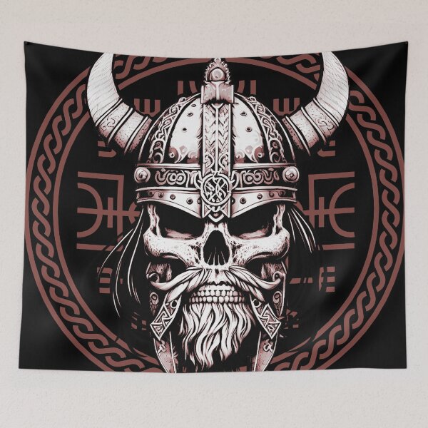 Item preview, The Northman Warrior Skull designed and sold by SinMagellan.