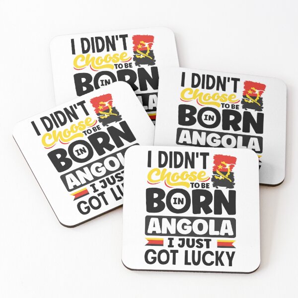Item preview, Angolan Angola Angolan Flag I Just Got Lucky Funny designed and sold by ShopTheStyle.