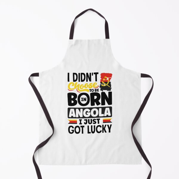 Item preview, Angolan Angola Angolan Flag I Just Got Lucky Funny designed and sold by ShopTheStyle.