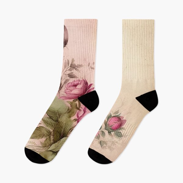 Item preview, pink antique floral  designed and sold by aquinavortex.