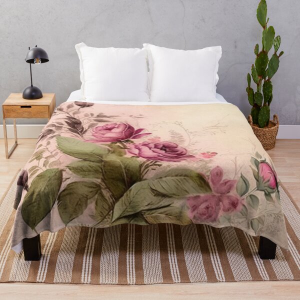 Item preview, pink antique floral  designed and sold by aquinavortex.
