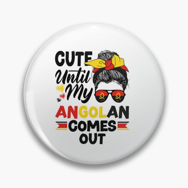 Item preview, Angolan Angola Angolan Flag Cute Until My Angolan Comes Out designed and sold by ShopTheStyle.