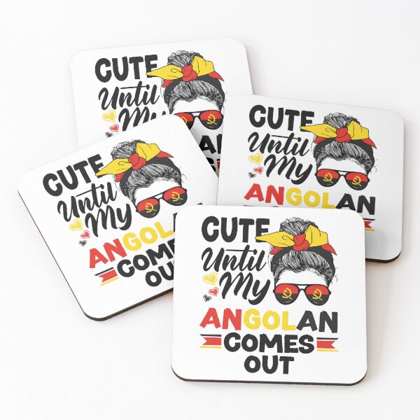 Item preview, Angolan Angola Angolan Flag Cute Until My Angolan Comes Out designed and sold by ShopTheStyle.