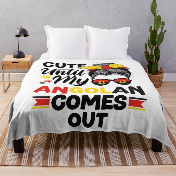 Item preview, Angolan Angola Angolan Flag Cute Until My Angolan Comes Out designed and sold by ShopTheStyle.