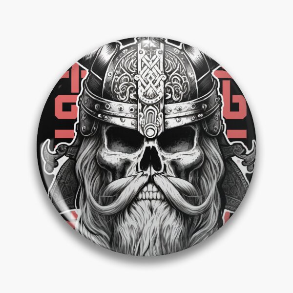 Item preview, The Viking Leader Skull designed and sold by SinMagellan.