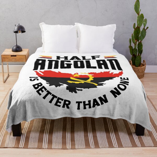 Item preview, Angolan Angola Angolan Flag Half Angolan Is Better Than None designed and sold by ShopTheStyle.