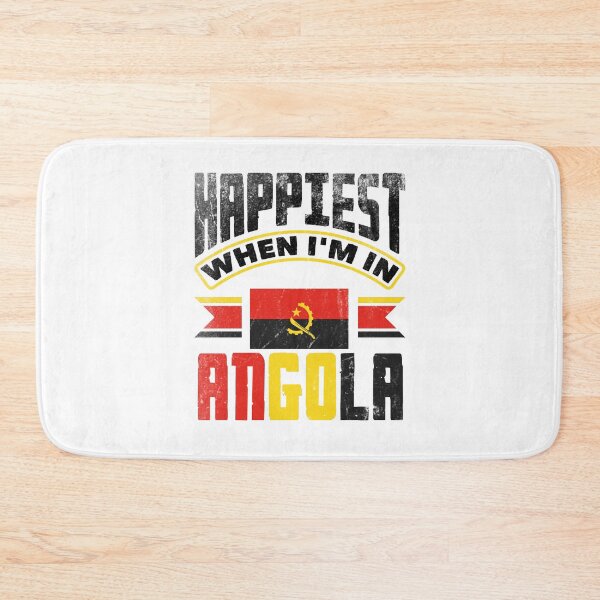 Item preview, Angolan Angola Angolan Flag Happiest When Im In Angola designed and sold by ShopTheStyle.