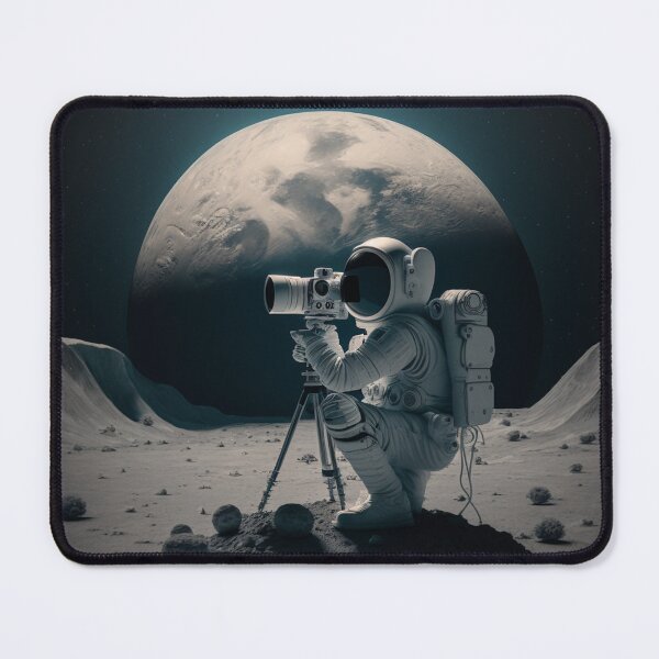 Item preview, audiovisual astronaut on the moon watching the earth designed and sold by tshirtistic.