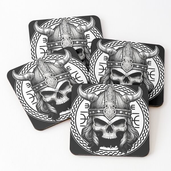 Item preview, Norse Battle Skull Warrior designed and sold by SinMagellan.