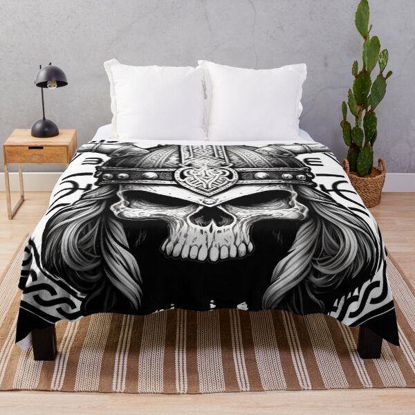 Item preview, Norse Battle Skull Warrior designed and sold by SinMagellan.