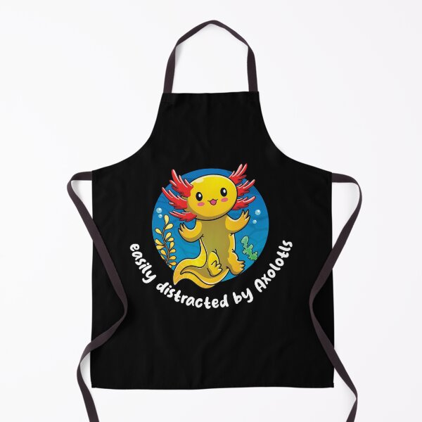 Item preview, Easily distracted by Axolotls (on dark colors) designed and sold by messy-nessie.
