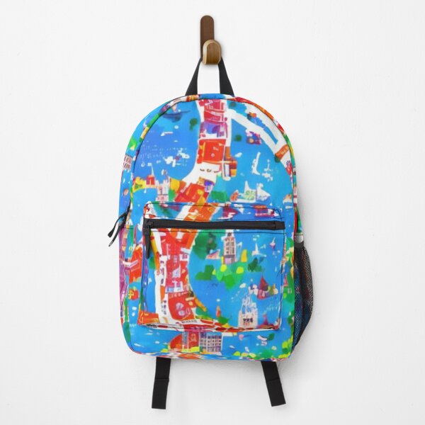 Item preview, Colourful Map of a City designed and sold by KALEIDOSCOPE UK.