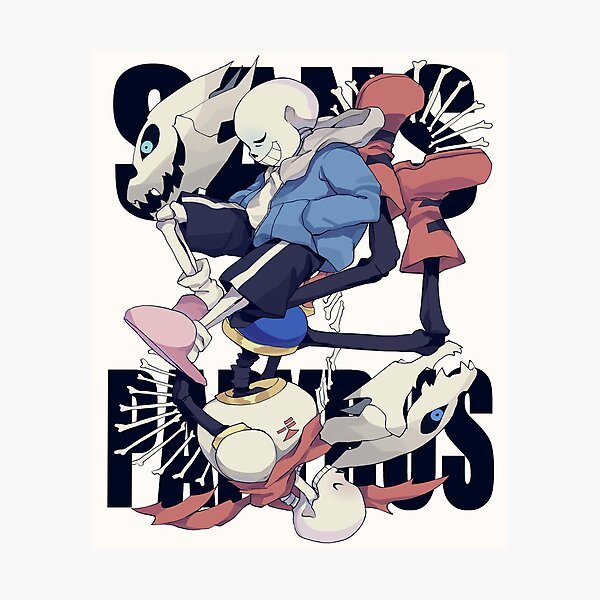 Sans and Papyrus Undertale 11x17 Print 