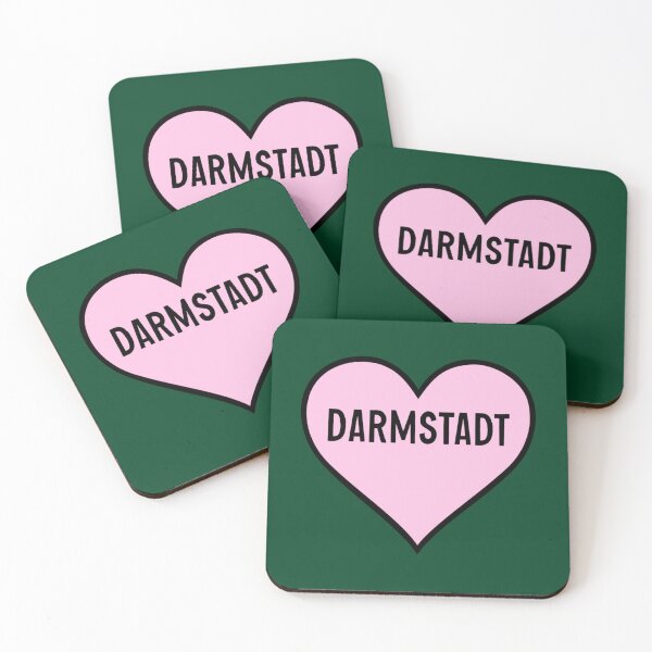 Item preview, Ich liebe Darmstadt Nette hellrosa Herzform Darmstadt Stadtliebhaber Valentinstag Geschenk designed and sold by chuathaylanh.