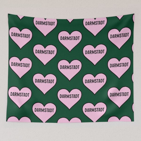 Item preview, Ich liebe Darmstadt Nette hellrosa Herzform Darmstadt Stadtliebhaber Valentinstag Geschenk designed and sold by chuathaylanh.