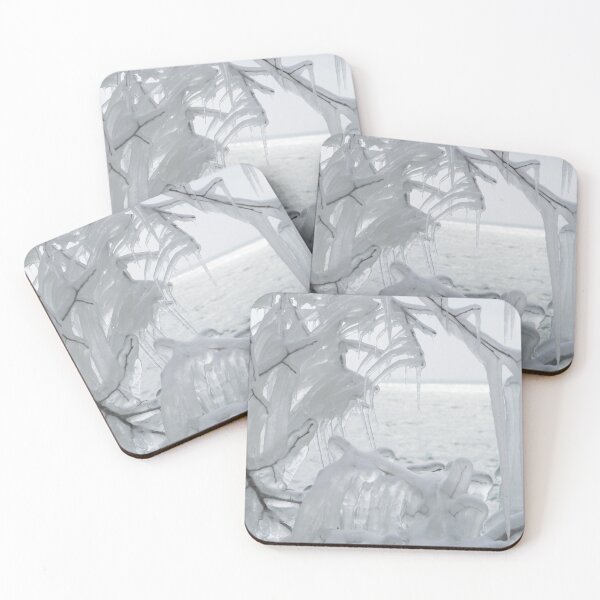 Item preview, Lakeview Through Silvery Ice Curtains designed and sold by Georgia Mizuleva.