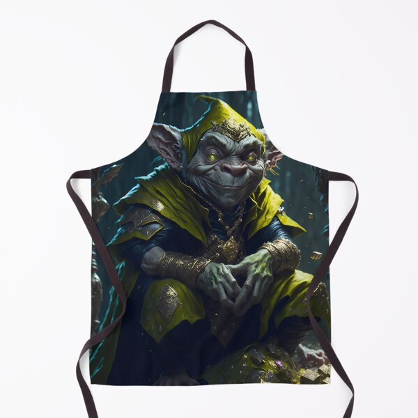 Item preview, A mischievous goblin sits atop a pile of glittering treasure designed and sold by magikman65.