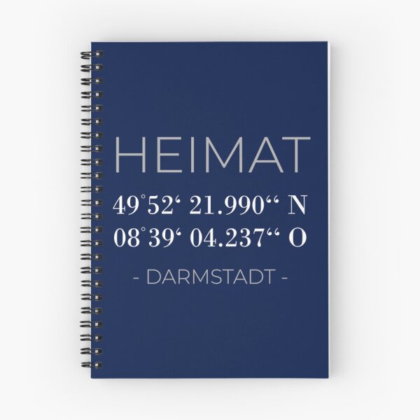 Item preview, Heimat Darmstadt mit Koordinaten in schlichtem Design    designed and sold by chuathaylanh.