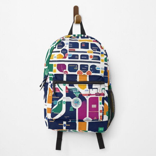 Item preview, Spoof City Subway Map Transport System designed and sold by KALEIDOSCOPE UK.