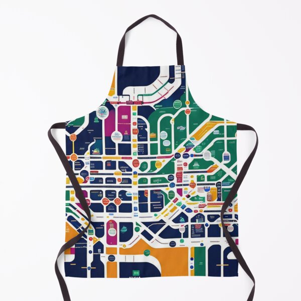 Item preview, Spoof City Subway Map Transport System designed and sold by KALEIDOSCOPE UK.