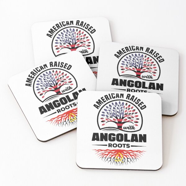 Item preview, American Raised With Angolan Roos tAngolan Angola Flag designed and sold by ShopTheStyle.