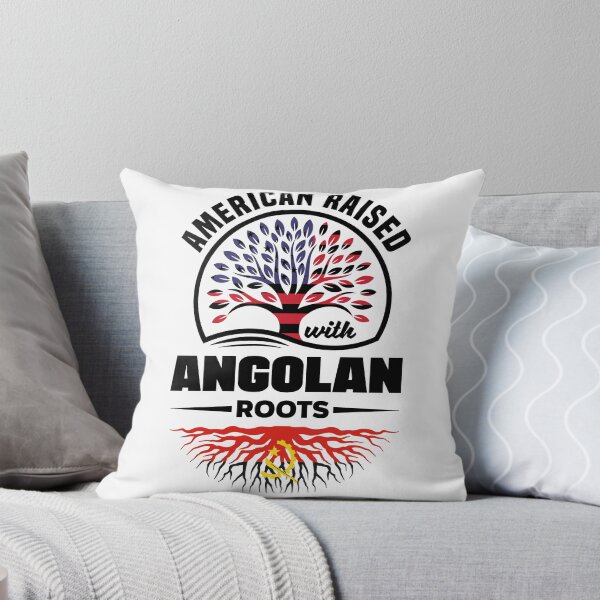 Item preview, American Raised With Angolan Roos tAngolan Angola Flag designed and sold by ShopTheStyle.
