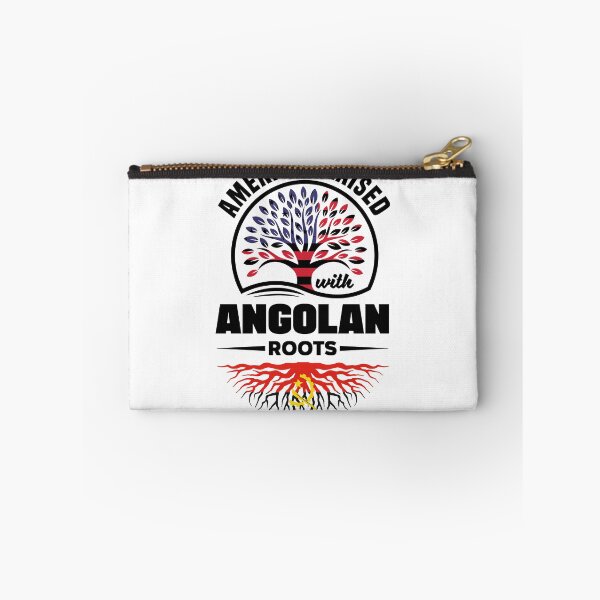 Item preview, American Raised With Angolan Roos tAngolan Angola Flag designed and sold by ShopTheStyle.