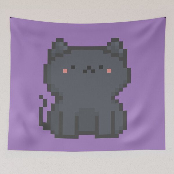 Item preview, Pixel Quiet Russian Blue Cat 28 designed and sold by sosorimaru.