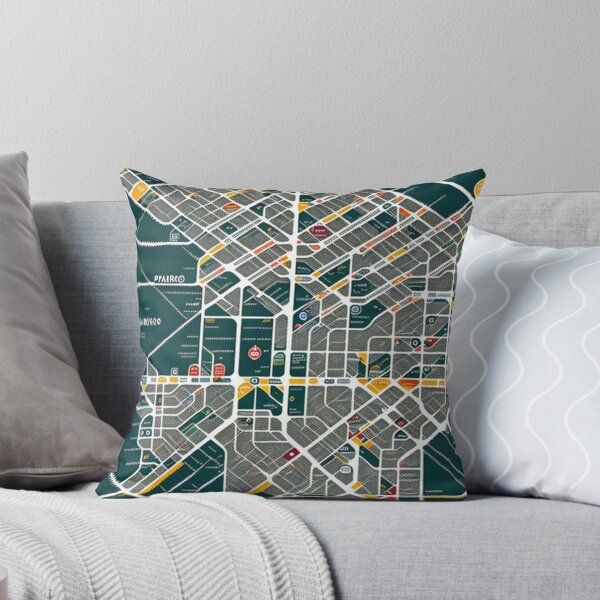 Item preview, Spoof City Subway Tube Train Map Transport System designed and sold by KALEIDOSCOPE UK.