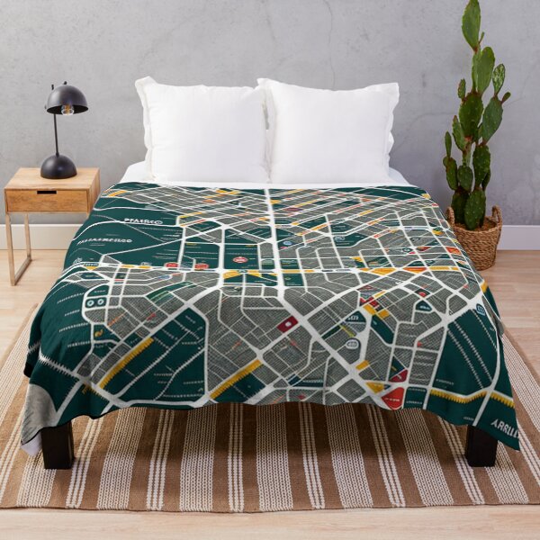 Item preview, Spoof City Subway Tube Train Map Transport System designed and sold by KALEIDOSCOPE UK.