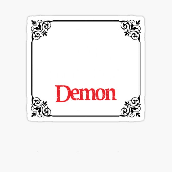 Item preview, You Can Trust Me - I'm Not the Demon - BotC designed and sold by MaryGuzman6.
